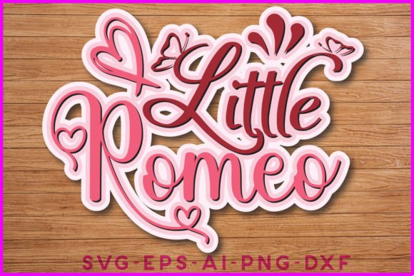 Download Little Romeo Valentine Sticker Design - Premium Resources